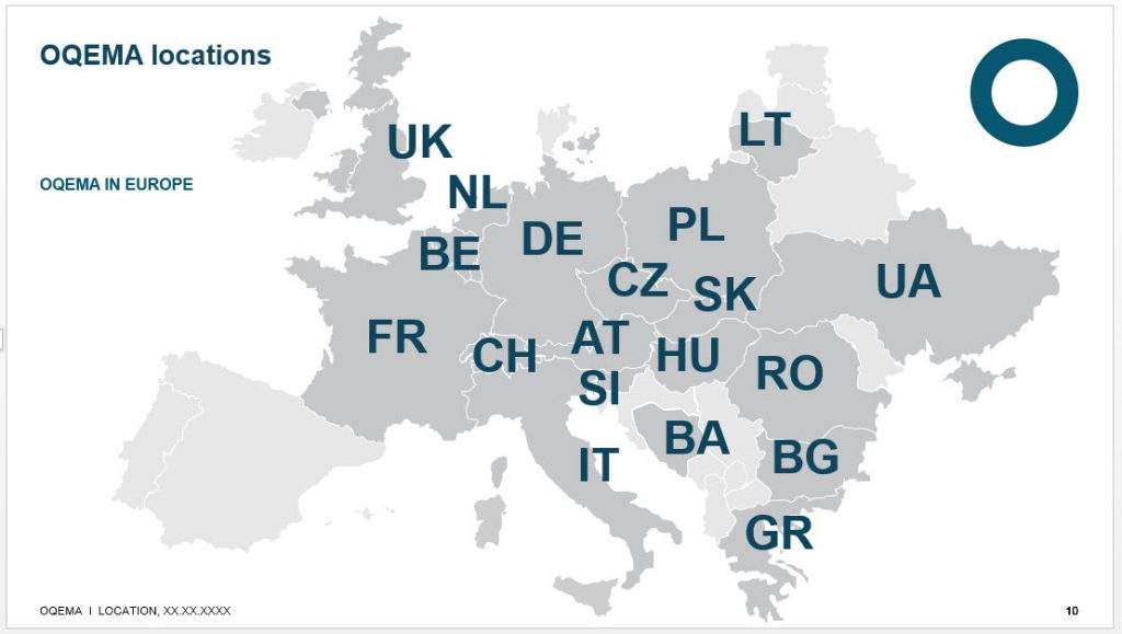 Карта Окема Груп